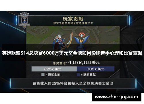 英雄联盟S14总决赛6000万美元奖金池如何影响选手心理和比赛表现